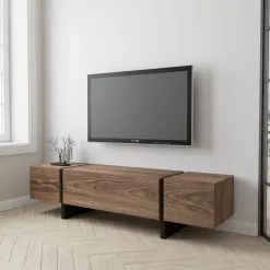 szafka RTV BLOCK | fornir orzech