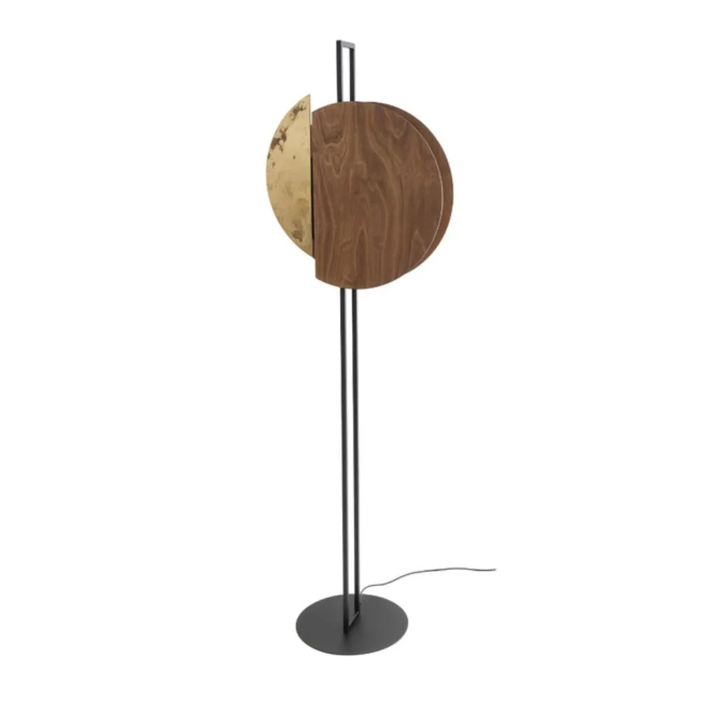Lampa podłogowa SUNSET FL | BRĄZOWY ZŁOTY