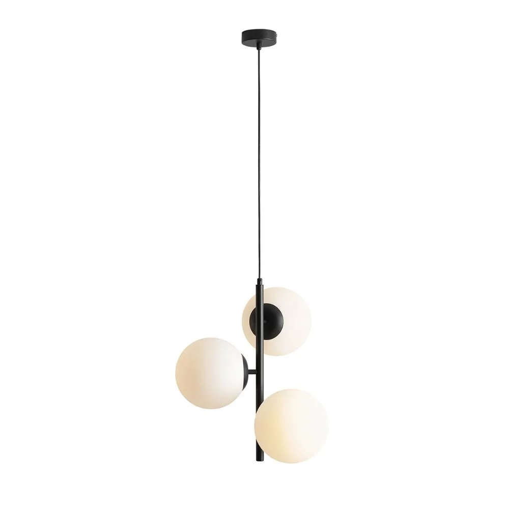 Lampa wisząca FIN 3 BLACK Medium