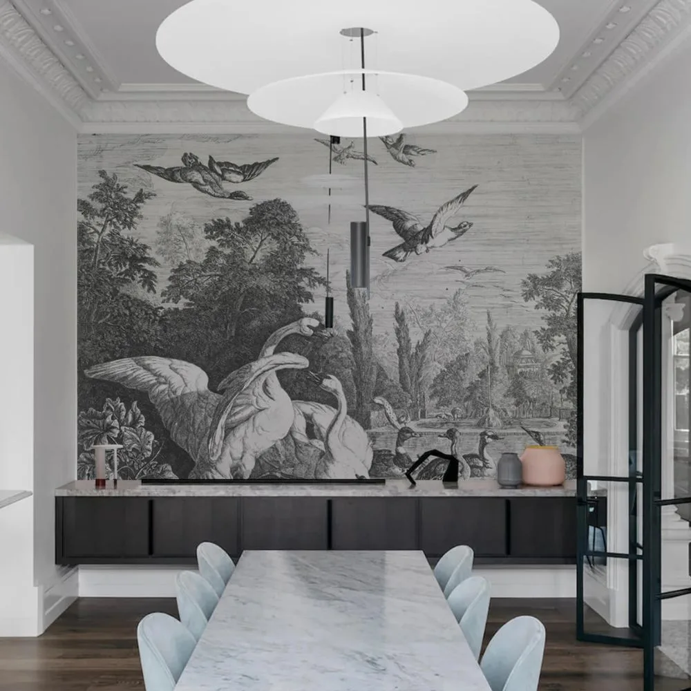 Tapeta Black Swans WALLCOLORS - obrazek 2