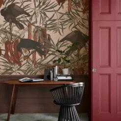 Tapeta Crows Pink WALLCOLORS