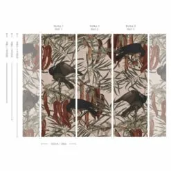 Tapeta Crows Pink WALLCOLORS - obrazek 3