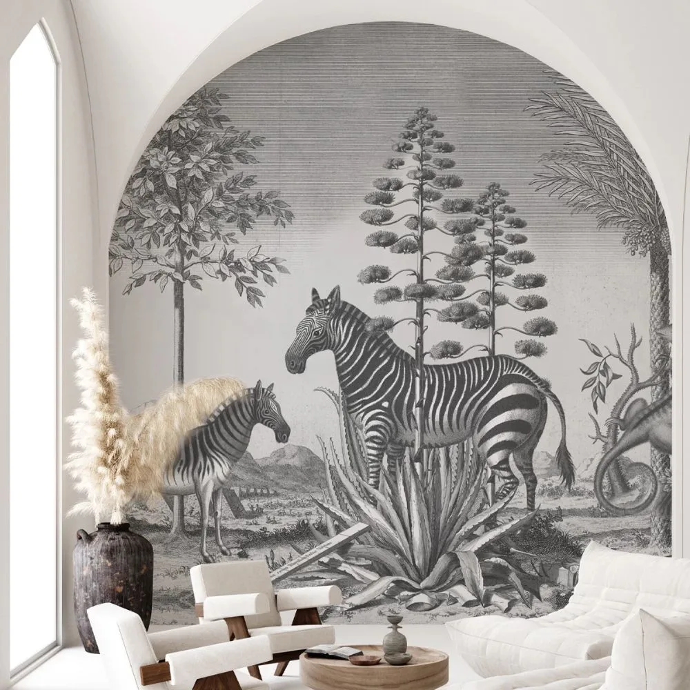 Tapeta Zebra on Agave WALLCOLORS
