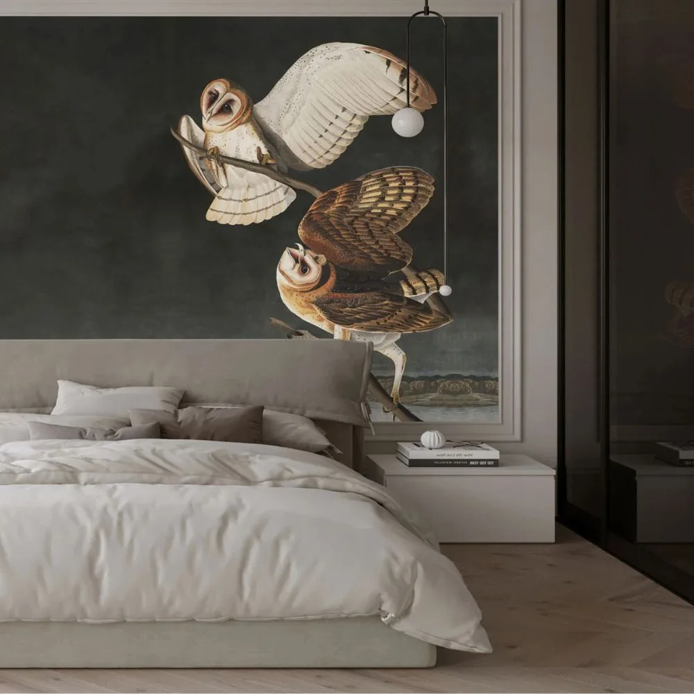 Tapeta Owls WALLCOLORS - obrazek 2