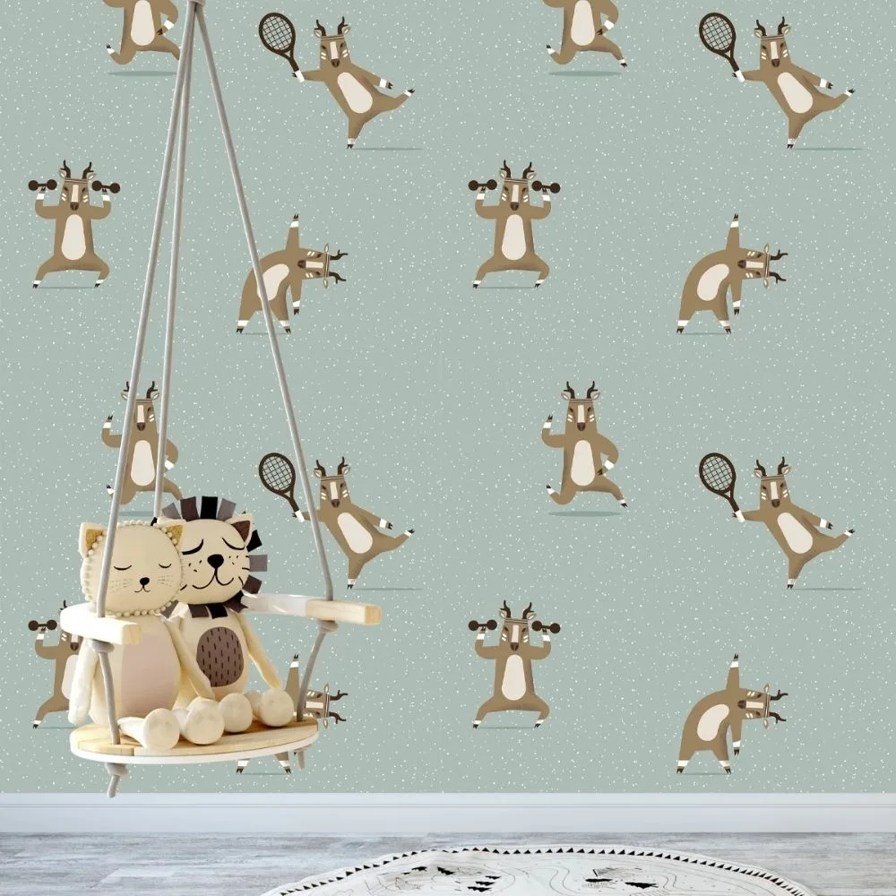 Tapeta Deer Exercises WALLCOLORS - obrazek 2