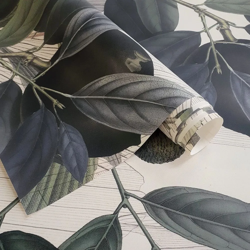 Tapeta Olive Branch White WALLCOLORS - obrazek 4