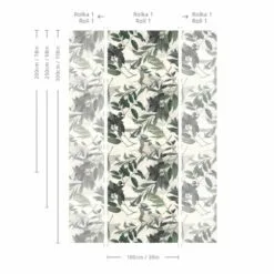 Tapeta Olive Branch White WALLCOLORS - obrazek 5