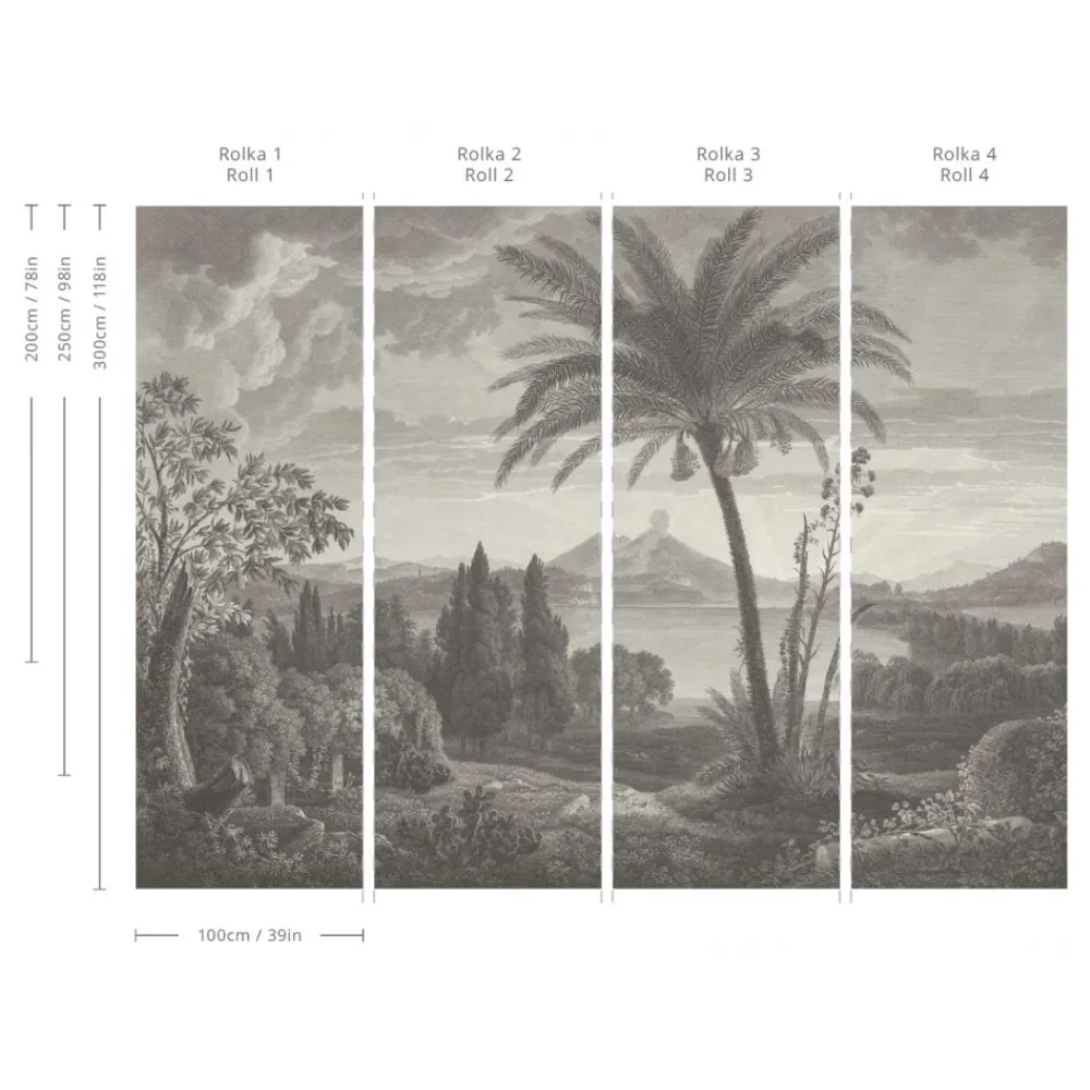 Tapeta Tropical Volcano Vista WALLCOLORS - obrazek 3