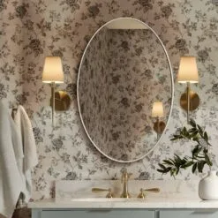 Lustro SCANDI SLIM owalne białe - obrazek 3