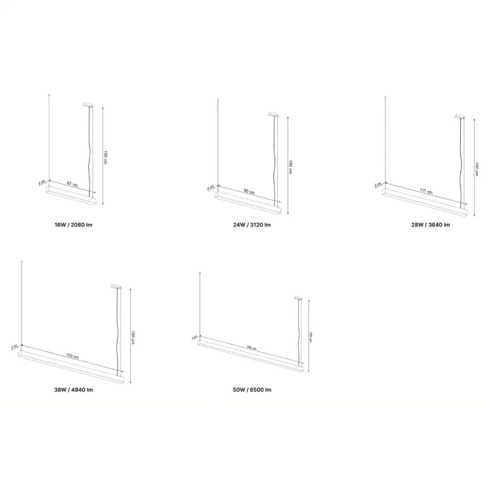 Lampa wisząca PINNE biała - obrazek 8