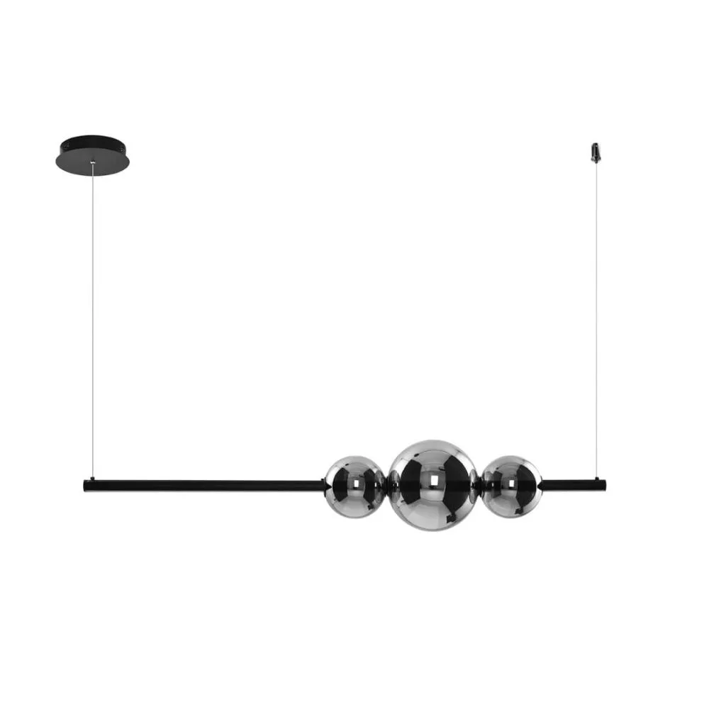 Lampa wisząca SANDRA 3 BLACK AZ3352 Azzardo
