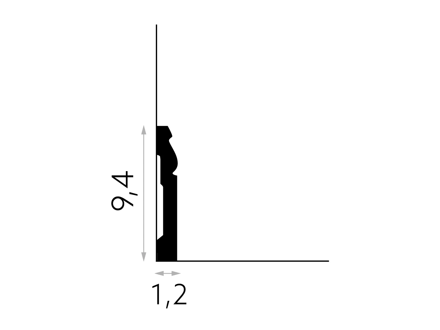 Listwa przypodłogowa MD094/MD094P - obrazek 2