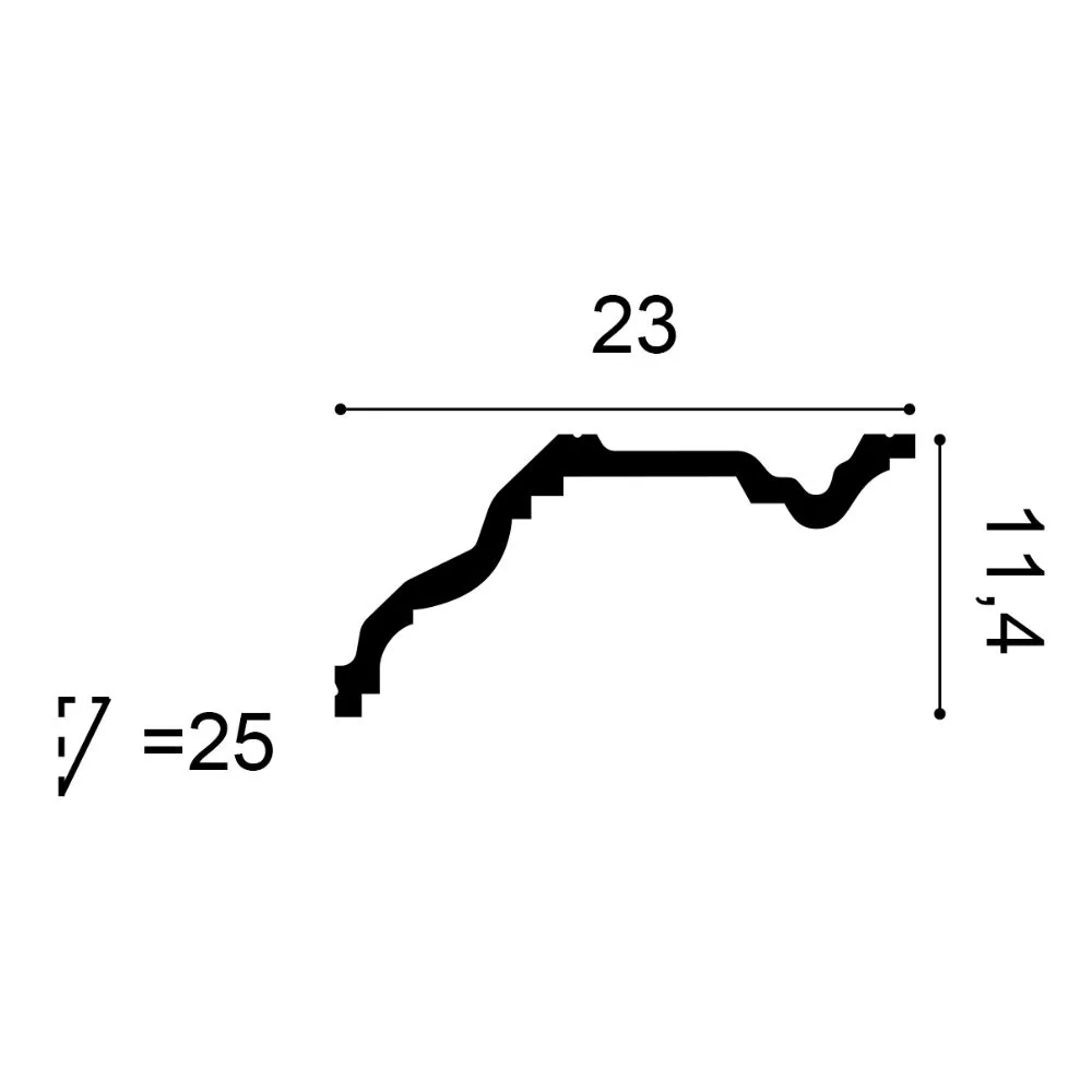 Listwa grzymsowa/sufitowa C332 - obrazek 2
