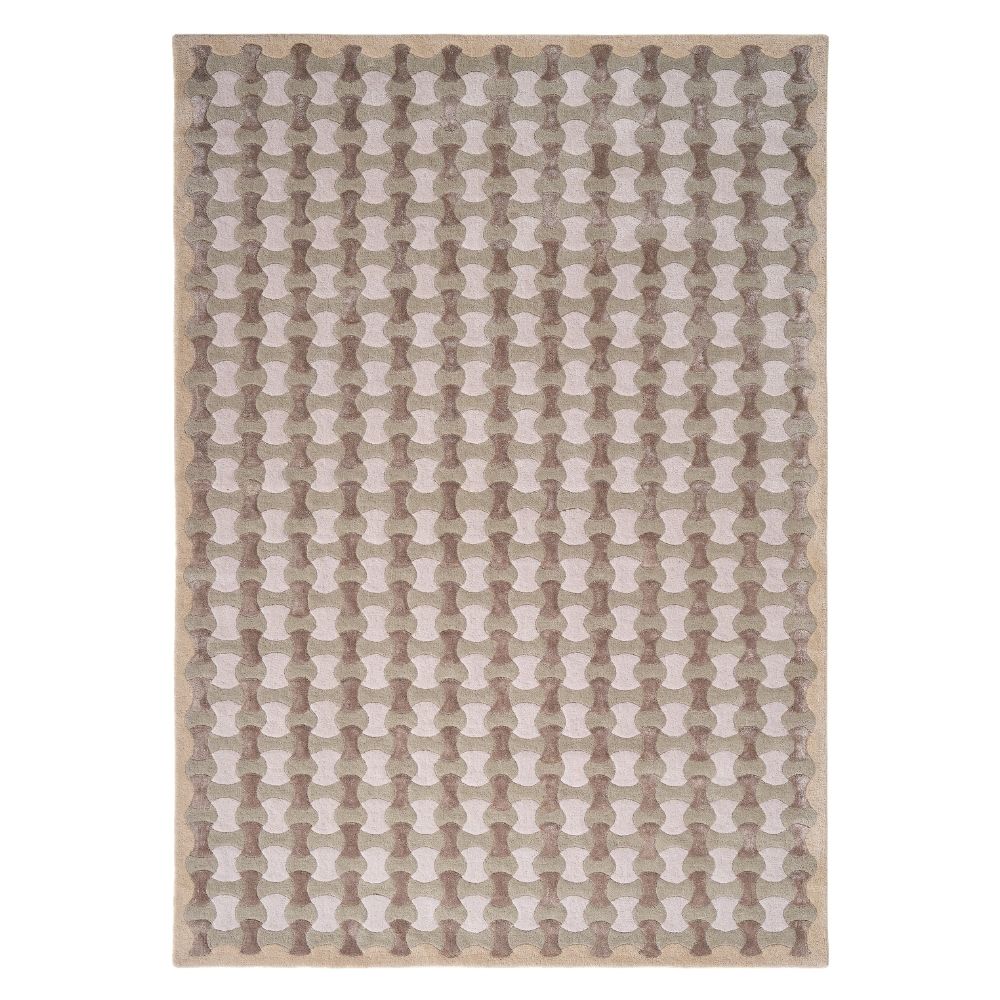 SCALLOP OLIVE GREY BEIGE 5046