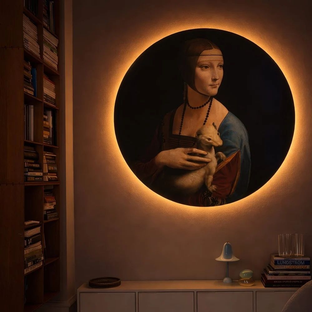 Dots Lighting Lady with an Ermine