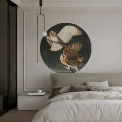 Tapeta Dots Lighting Owls - obrazek 2