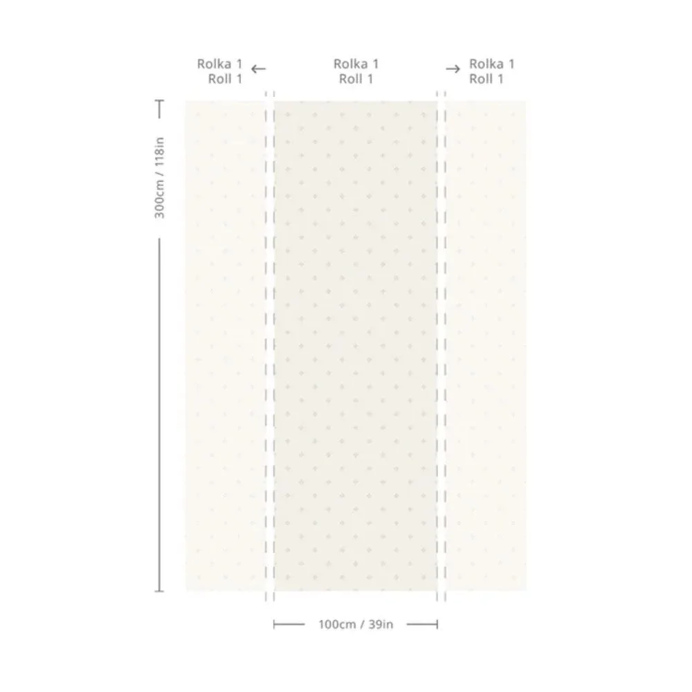 Tapeta Tiny Blossoms Baby Blue WALLCOLORS - obrazek 4