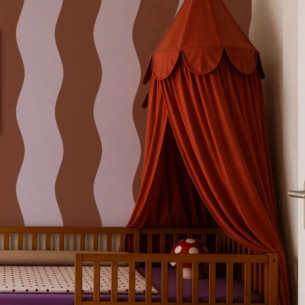 Tapeta Wave Stripe Cinnamon Lavender WALLCOLORS - obrazek 2