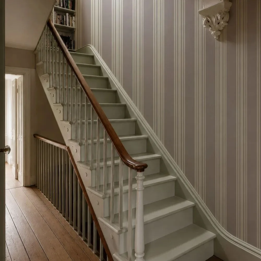 Tapeta Woven Stripe Stone Taupe WALLCOLORS