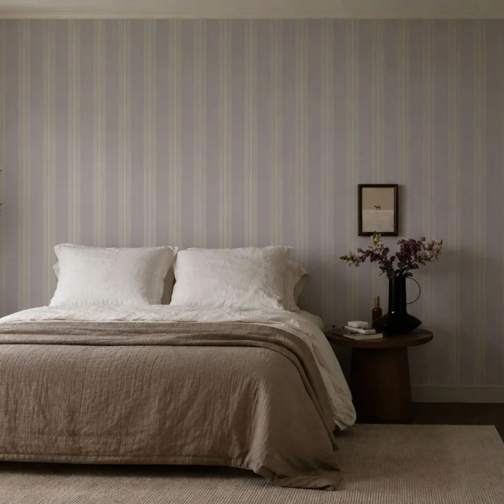 Tapeta Woven Stripe Warm Taupe WALLCOLORS - obrazek 3