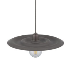 Lampa wisząca ONDA NEW BROWN brązowa z aluminium