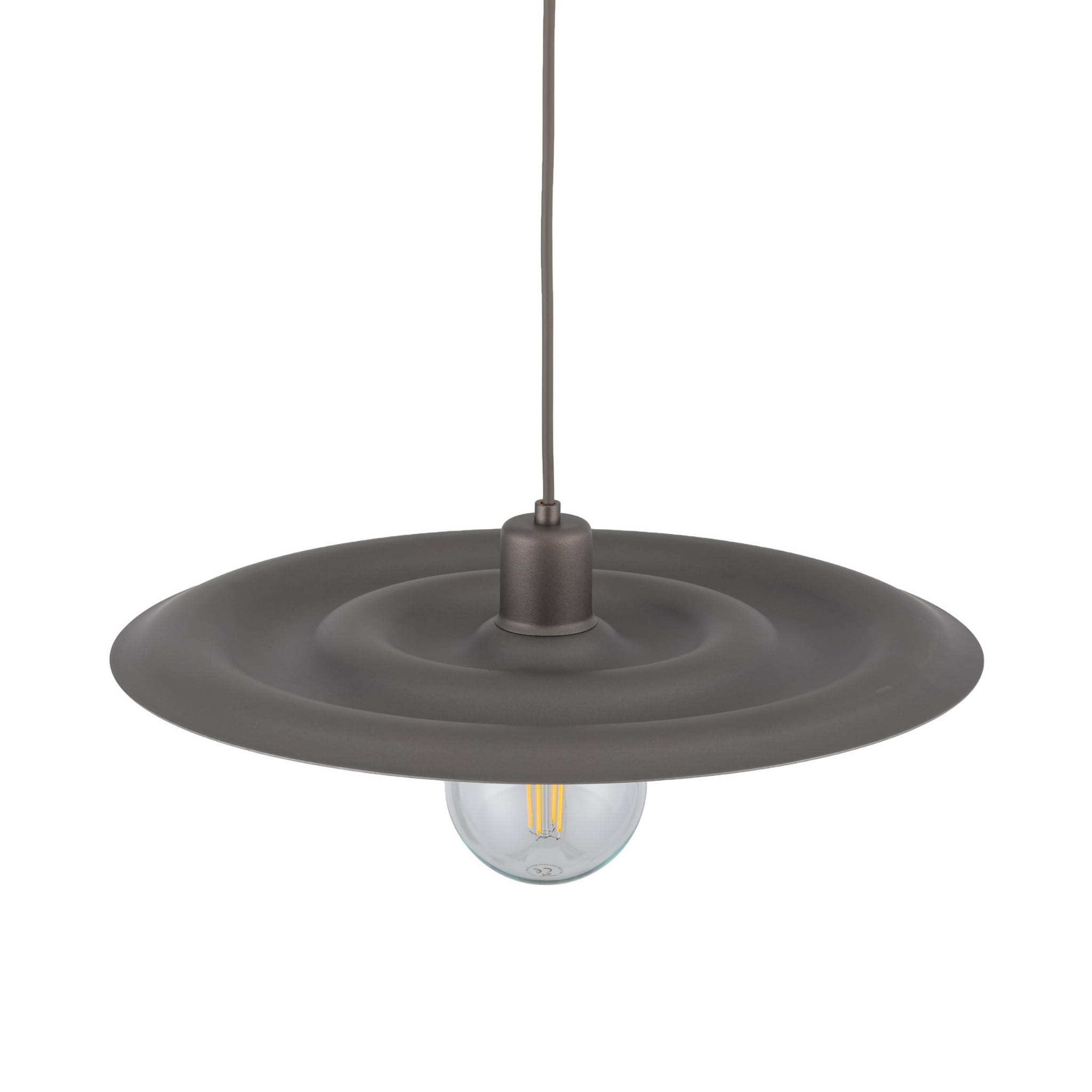 Lampa wisząca ONDA NEW BROWN brązowa z aluminium
