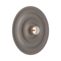 Kinkiet ONDA NEW BROWN Ø60cm ciekawy efekt świetlny - obrazek 3