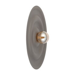 Kinkiet ONDA NEW BROWN Ø60cm ciekawy efekt świetlny - obrazek 2