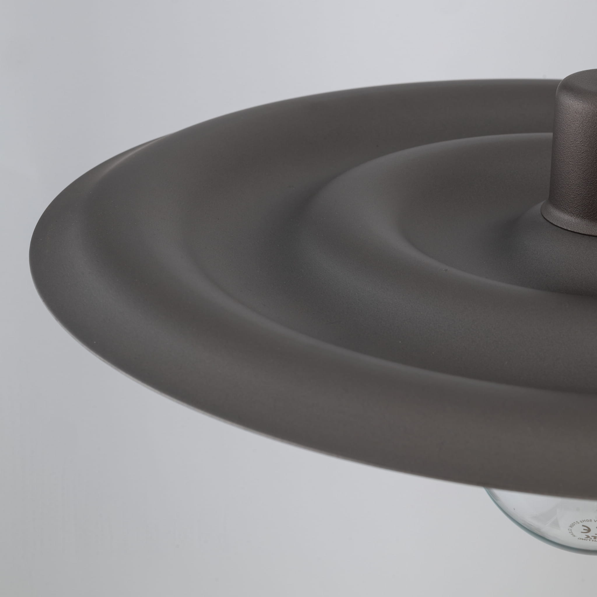 Lampa wisząca ONDA NEW BROWN brązowa z aluminium - obrazek 4