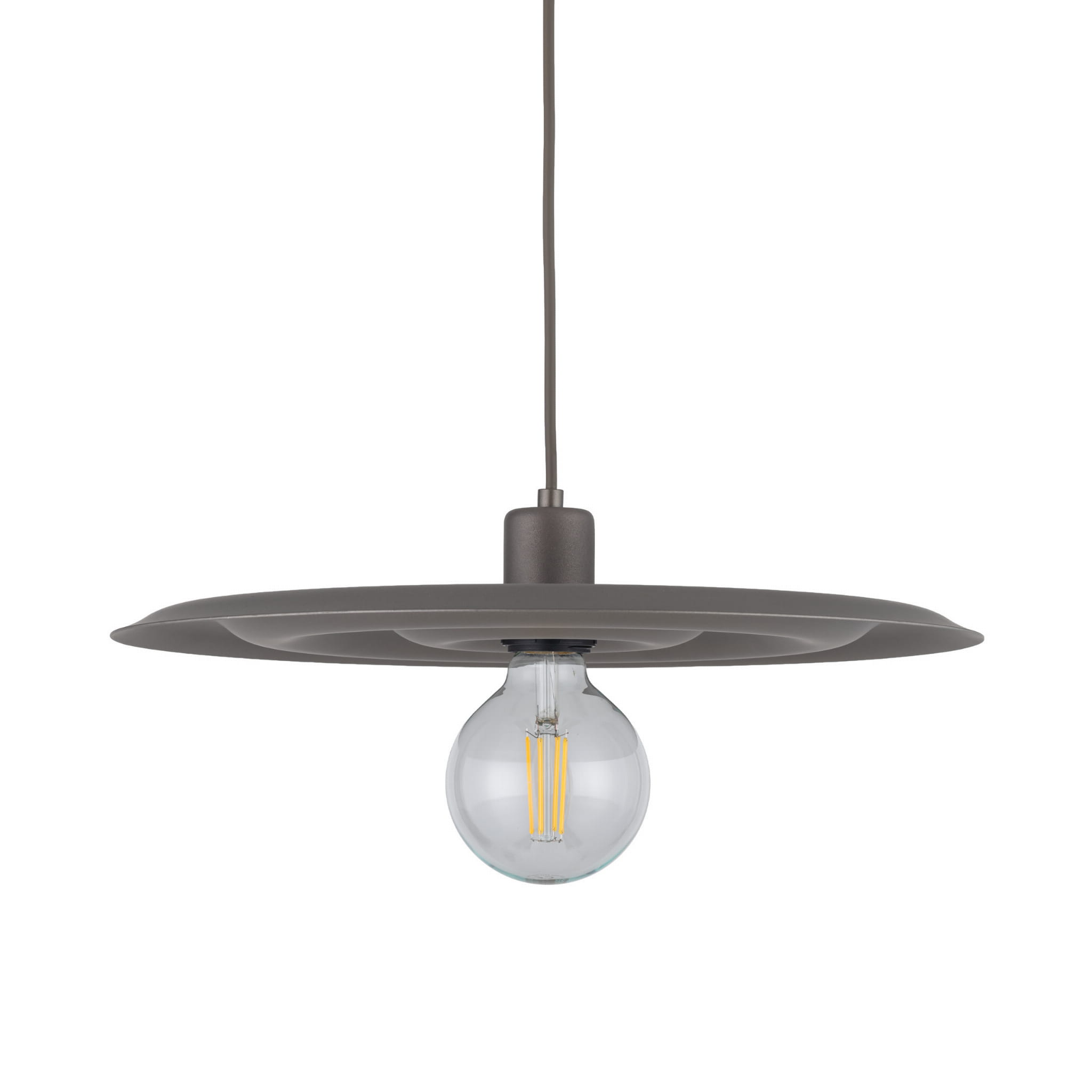 Lampa wisząca ONDA NEW BROWN brązowa z aluminium - obrazek 7