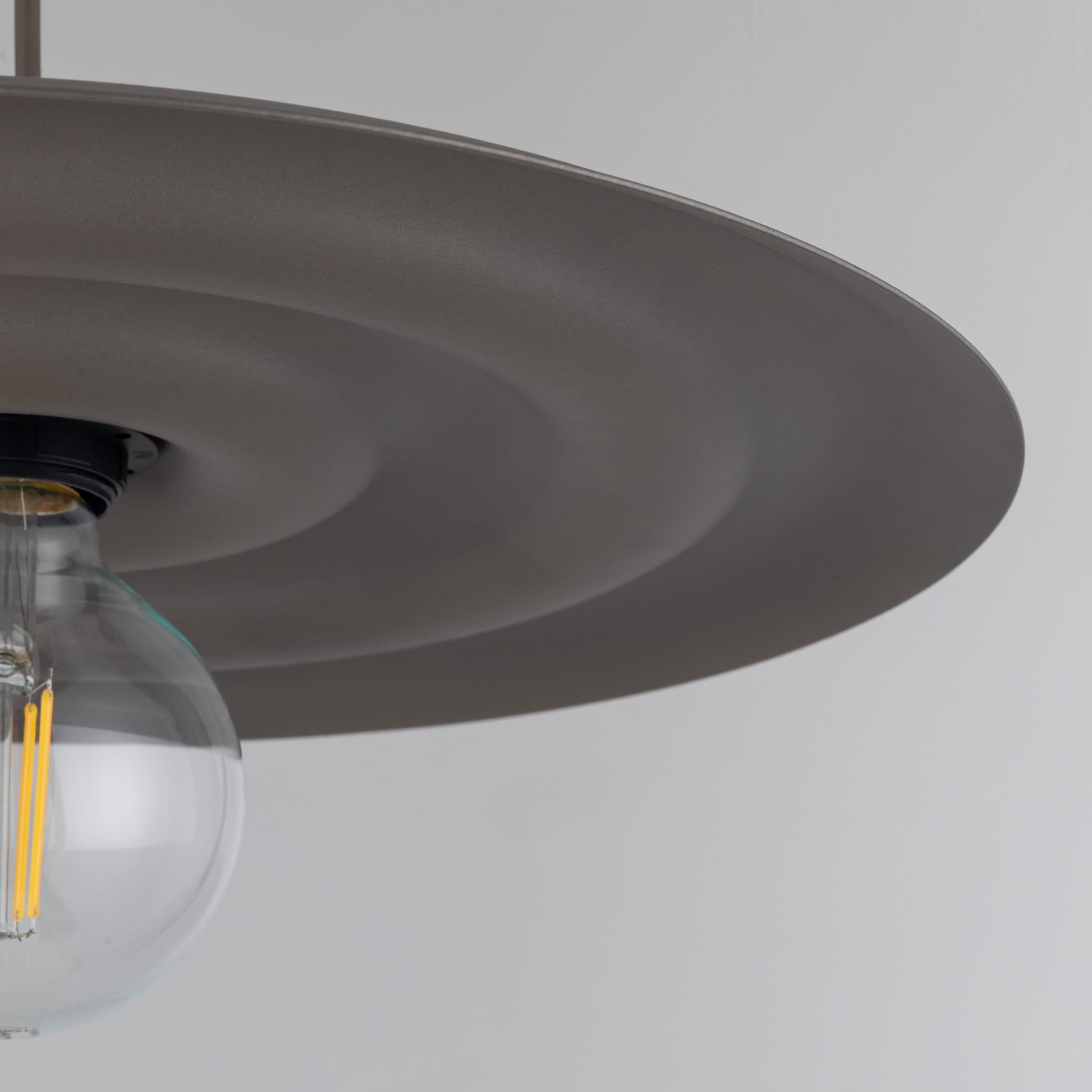 Lampa wisząca ONDA NEW BROWN brązowa z aluminium - obrazek 6