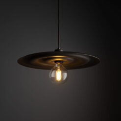 Lampa wisząca ONDA NEW BROWN brązowa z aluminium - obrazek 8