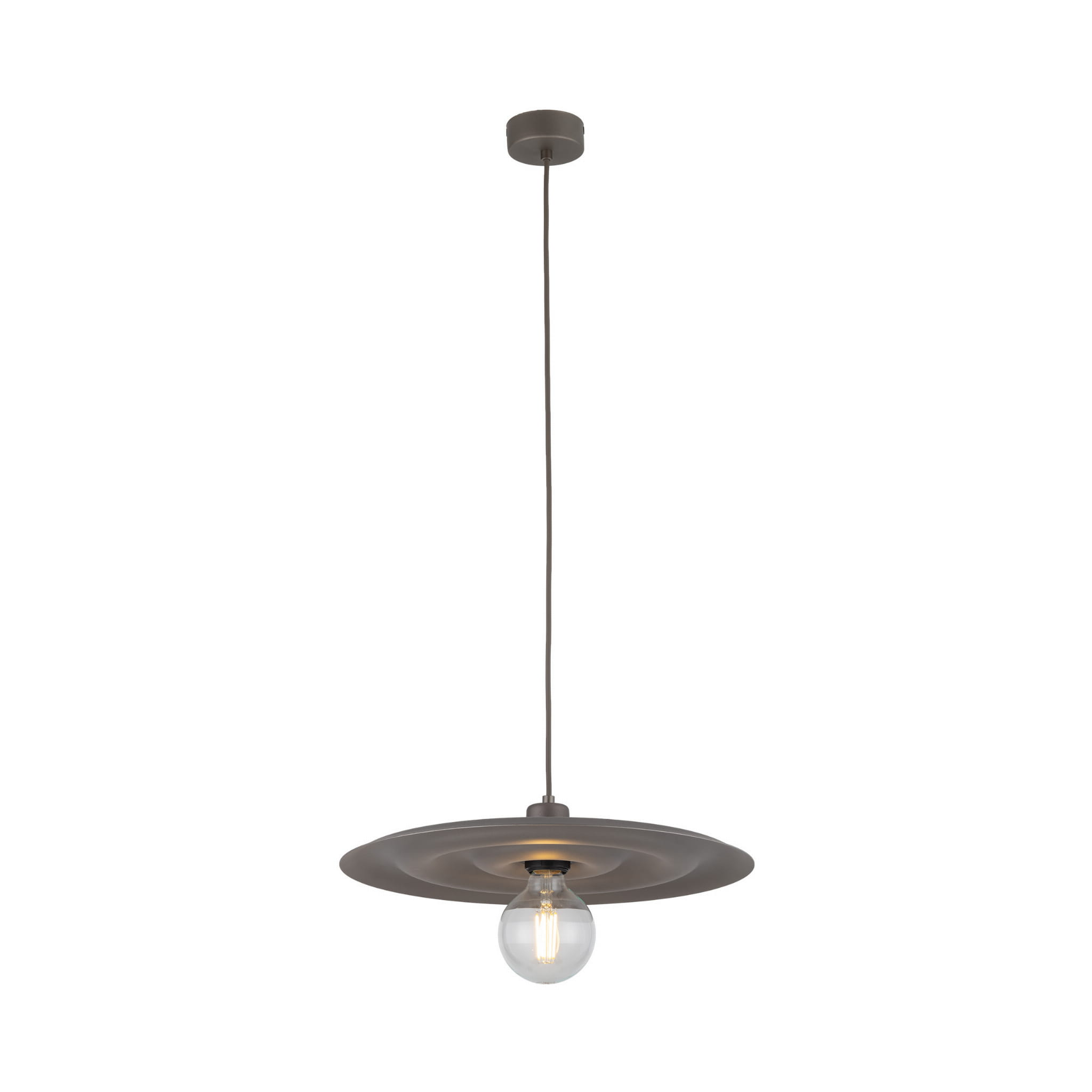 Lampa wisząca ONDA NEW BROWN brązowa z aluminium - obrazek 10